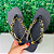 Chinelo Havaianas Decorado Square - Black Heart - Imagem 2
