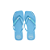 Chinelo Havaianas Square Personalizada - Blue Heart - Imagem 4
