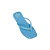 Chinelo Havaianas Square Personalizada - Blue Heart - Imagem 5