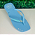 Chinelo Havaianas Square Personalizada - Blue Heart - Imagem 2