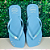 Chinelo Havaianas Square Personalizada - Blue Heart - Imagem 3