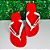 Chinelo Havaianas Decorado Top - Cereja - Imagem 1