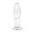 Plug Anal de Vidro - Formato Cônico - 11,0 x 3,2 cm - SI - Imagem 1