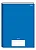 CADERNO BROCHURAO C. D.  96 FLS. - LISO AZUL - Imagem 1