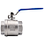 Válvula Esfera 2" BSP Aço Inox 304 com Vedação PTFE 1000PSI - Imagem 3