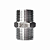 Conexão Niple 3/4" BSP Aço Inox 304 - Imagem 2