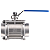 Válvula Esfera Tripartida 3" BSP Aço Inox 304 com Vedação PTFE 1000PSI - Imagem 3