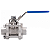 Válvula Esfera Tripartida 1/4" BSP Aço Inox 304 com Vedação PTFE 1000PSI - Imagem 3