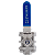 Válvula Esfera Tripartida 3/8" BSP Aço Inox 304 com Vedação PTFE 1000PSI - Imagem 5