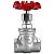 Válvula Gaveta 3/4" BSP Aço Inox 304 200PSI - Imagem 2