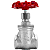 Válvula Gaveta 1" BSP Aço Inox 304 200PSI - Imagem 2