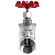 Válvula Gaveta 1-1/4" BSP Aço Inox 304 200PSI - Imagem 3