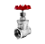 Válvula Gaveta 1.1/4" BSP Aço Inox 304 200PSI - Imagem 2