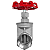 Válvula Gaveta 1-1/2" BSP Aço Inox 304 200PSI - Imagem 3