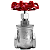 Válvula Gaveta 1-1/2" BSP Aço Inox 304 200PSI - Imagem 2