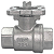 Válvula Esfera com base para atuador 1/2" BSP Aço Inox 304 com Vedação PTFE 1000PSI - Imagem 2