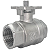 Válvula Esfera com base para atuador 1-1/4" BSP Aço Inox 304 com Vedação PTFE 1000PSI - Imagem 1