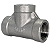Conexão Tee 3/8 Polegada Bsp Aço Inox 304 Rosca Fêmea - Imagem 1