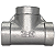 Conexão Tee 3/8 Polegada Bsp Aço Inox 304 Rosca Fêmea - Imagem 3