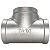Conexão Tee 1-1/4 Polegada Bsp Aço Inox 304 Rosca Fêmea - Imagem 3