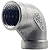 Conexão Curva Cotovelo 90° 3/8 Polegada BSP Aço Inox 304 Rosca Fêmea - Imagem 1