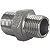 Conexão Niple Redução Bsp 3/4" X 1/2" Inox 304 Rosca Macho - Imagem 3
