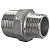 Conexão Niple Redução Bsp 1" X 3/4" Inox 304 Rosca Macho - Imagem 3