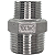 Conexão Niple Redução Bsp 1" X 3/4" Inox 304 Rosca Macho - Imagem 1