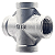 Conexão Cruzeta 3/8 Polegada BSP Aço Inox 304 Rosca Fêmea 4 Vias - Imagem 1