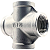 Conexão Cruzeta 3/4 Polegada BSP Aço Inox 304 Rosca Fêmea 4 Vias - Imagem 1