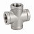Conexão Cruzeta 1 Polegada BSP Aço Inox 304 Rosca Fêmea 4 Vias - Imagem 1