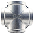Conexão Cruzeta 1-1/4 Polegada BSP Aço Inox 304 Rosca Fêmea 4 Vias - Imagem 3