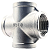 Conexão Cruzeta 1-1/2 Polegada BSP Aço Inox 304 Rosca Fêmea 4 Vias - Imagem 1