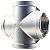 Conexão Cruzeta 2 Polegada BSP Aço Inox 304 Rosca Fêmea 4 Vias - Imagem 1