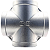 Conexão Cruzeta 2 Polegada BSP Aço Inox 304 Rosca Fêmea 4 Vias - Imagem 3