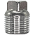 Conexão Plug BSP 3/8 Polegada Aço Inox 304 Rosca Macho - Imagem 4