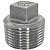 Conexão Plug BSP 3/4 Polegada Aço Inox 304 Rosca Macho - Imagem 3