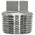 Conexão Plug BSP 3/4 Polegada Aço Inox 304 Rosca Macho - Imagem 4