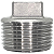 Conexão Plug BSP 1 Polegada Aço Inox 304 Rosca Macho - Imagem 4
