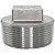Conexão Plug BSP 2 Polegada Aço Inox 304 Rosca Macho - Imagem 3