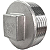Conexão Plug BSP 2-1/2 Polegada Aço Inox 304 Rosca Macho - Imagem 1