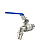 Válvula Torneira Esfera 3/4 Bsp Inox 304 C/ Vedação Ptfe - Imagem 1
