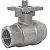 Válvula Esfera com base para atuador 3/4" BSP Aço Inox 304 com Vedação PTFE 1000PSI - Imagem 1