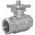 Válvula Esfera com base para atuador 1" BSP Aço Inox 304 com Vedação PTFE 1000PSI - Imagem 1