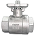 Válvula Esfera com base para atuador 1-1/2" BSP Aço Inox 304 com Vedação PTFE 1000PSI - Imagem 2