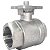 Válvula Esfera com base para atuador 2" BSP Aço Inox 304 com Vedação PTFE 1000PSI - Imagem 1