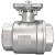 Válvula Esfera com base para atuador 2" BSP Aço Inox 304 com Vedação PTFE 1000PSI - Imagem 2