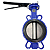 Válvula Borboleta Wafer DN125 5" PN16 Haste Inox SS420 Disco Inox 304 - Imagem 2