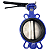 Válvula Borboleta Wafer DN150 6" PN16 Haste Inox SS420 Disco Inox 304 - Imagem 2