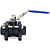 Válvula Esfera Tripartida 3/8" Aço Carbono BSP WCB com Vedação PTFE 1000PSI - Imagem 3